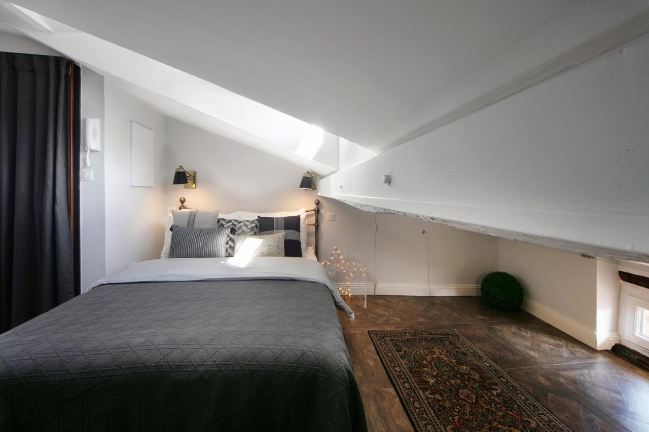 Appartamento Cocoon Loft - Magnifique Loft Sous Toit, Refait A Neuf, Vues Splendides, Clim, Wifi Nizza Esterno foto