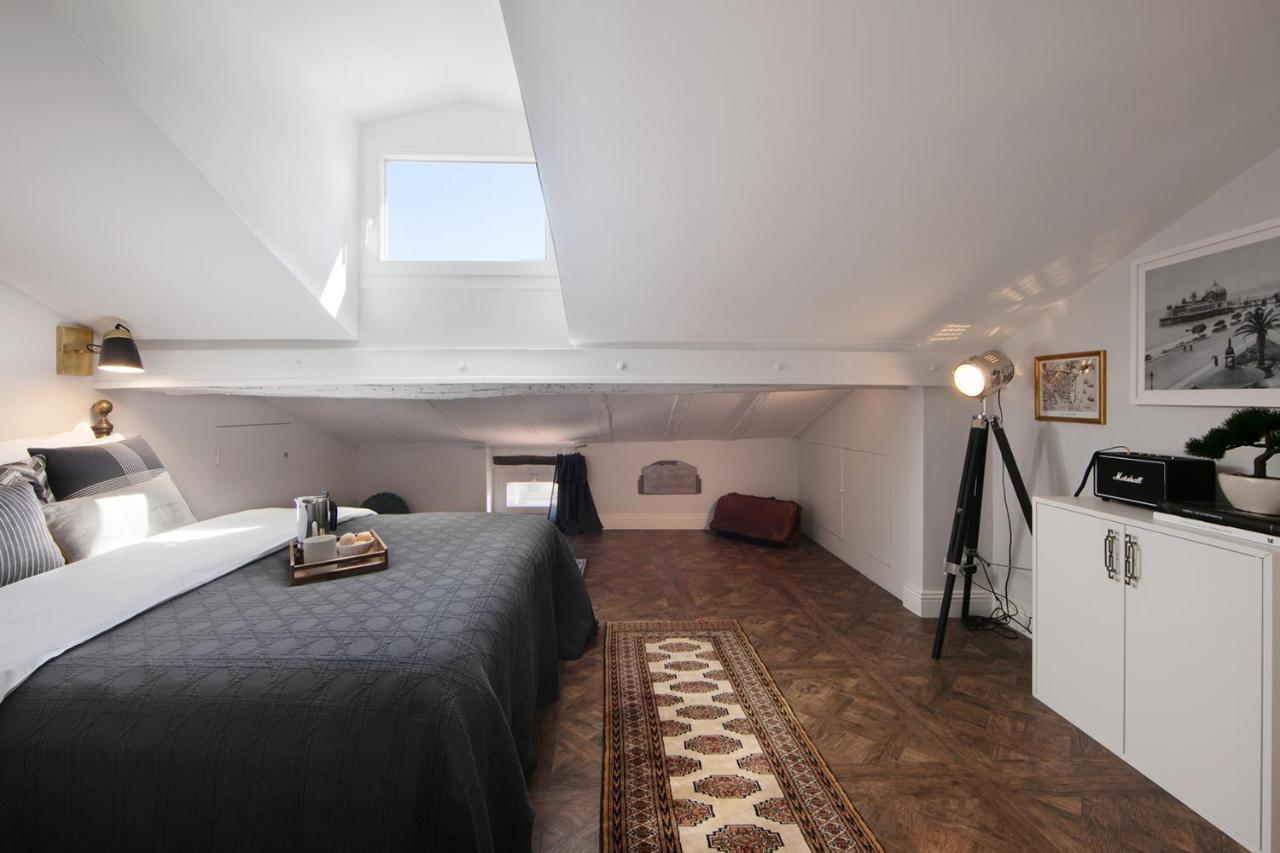 Appartamento Cocoon Loft - Magnifique Loft Sous Toit, Refait A Neuf, Vues Splendides, Clim, Wifi Nizza Esterno foto