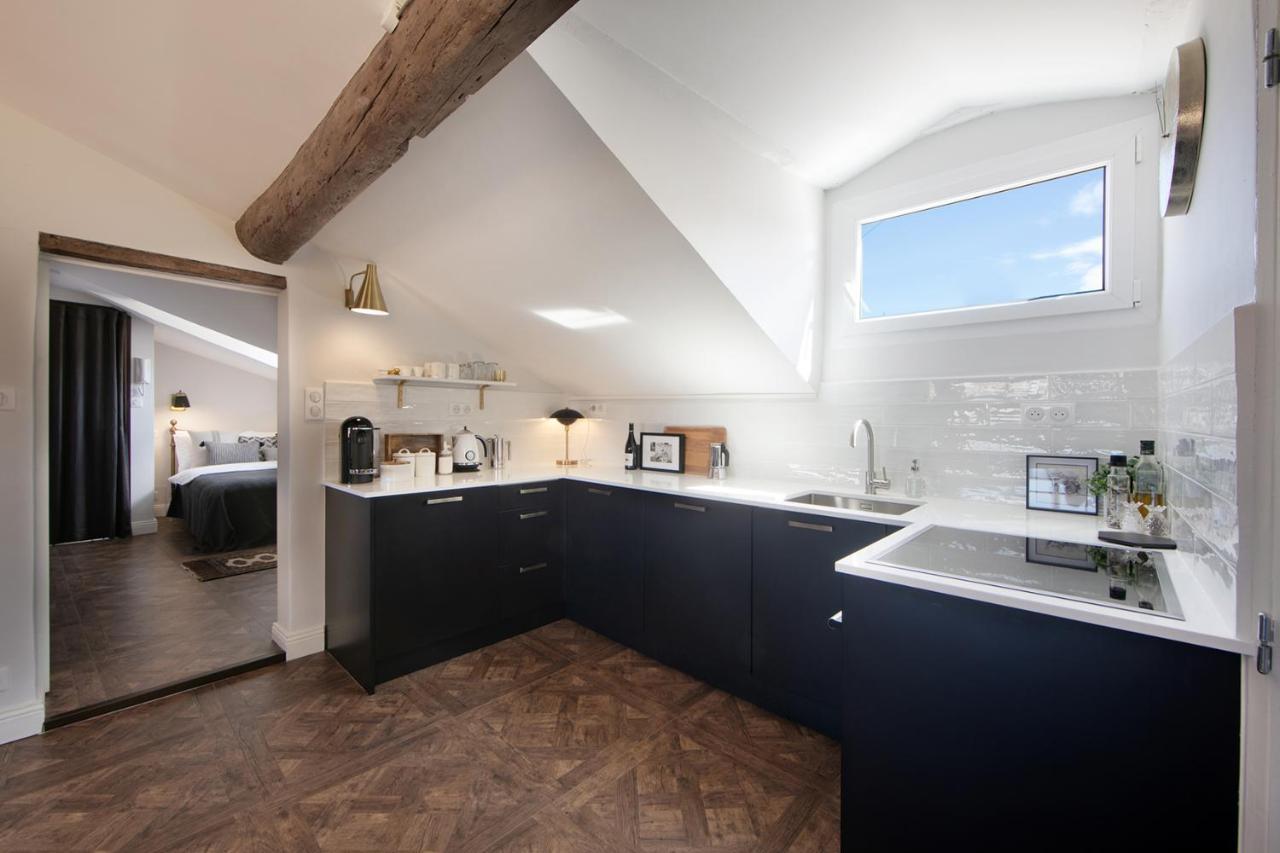 Appartamento Cocoon Loft - Magnifique Loft Sous Toit, Refait A Neuf, Vues Splendides, Clim, Wifi Nizza Esterno foto