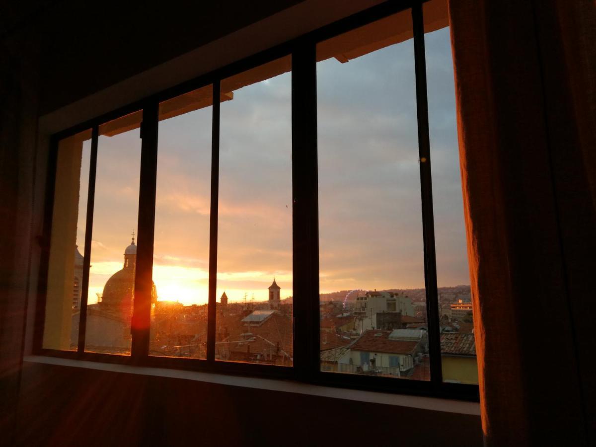 Appartamento Cocoon Loft - Magnifique Loft Sous Toit, Refait A Neuf, Vues Splendides, Clim, Wifi Nizza Esterno foto